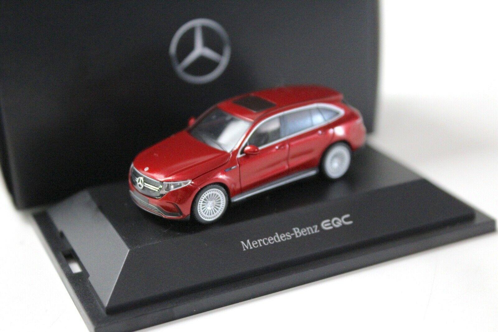 ID 49572 orig 1.jpg 1:87 Herpa Mercedes EQC red N293 DEALER VERSION