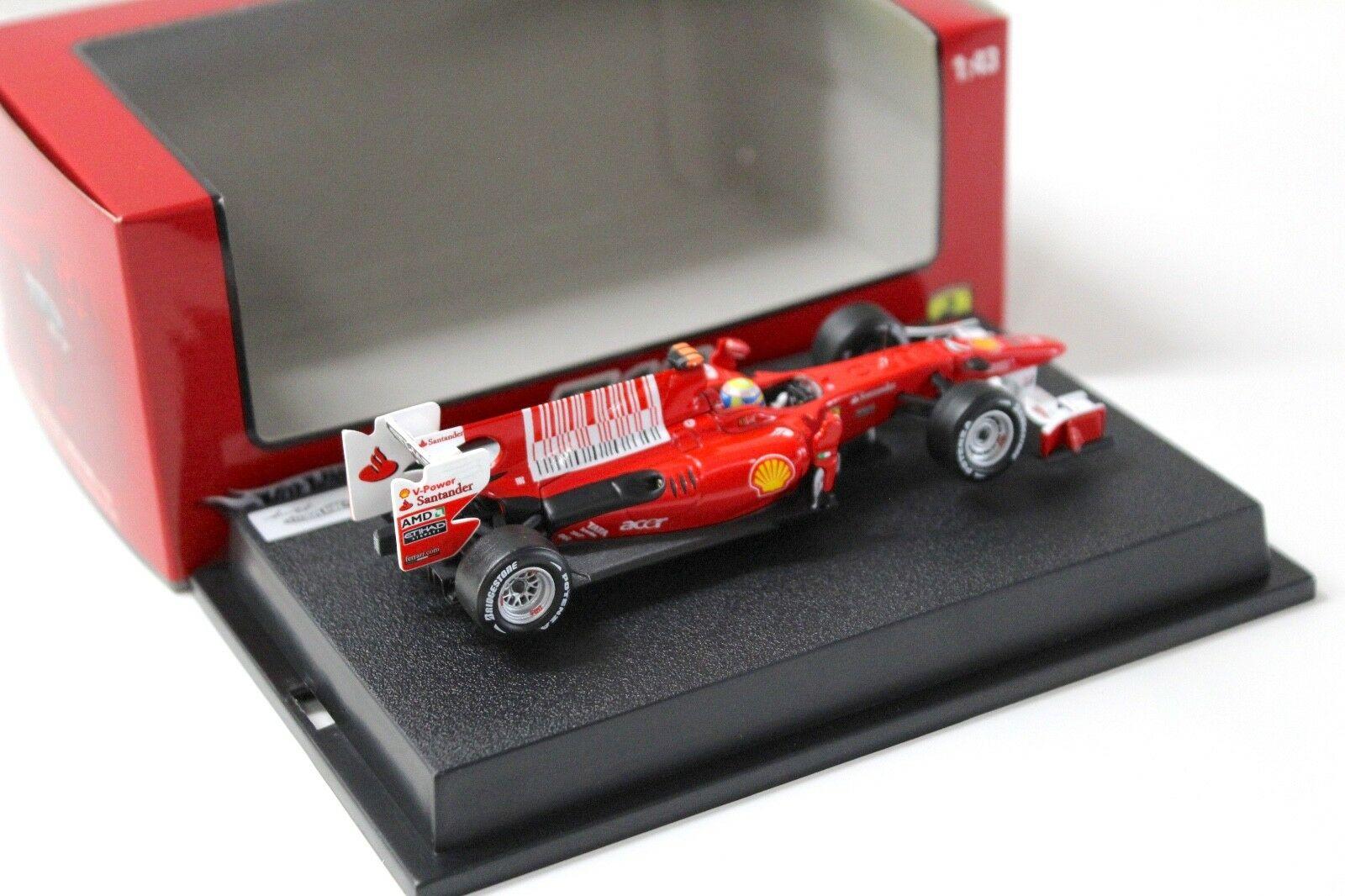 1:43 Hot Wheels Ferrari F10 F. Massa BAHRAIN GP
