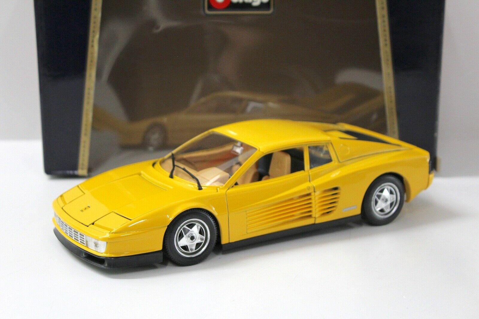 ID 49647 orig 1.jpg 1:18 Bburago Ferrari Testarossa 1984 yellow