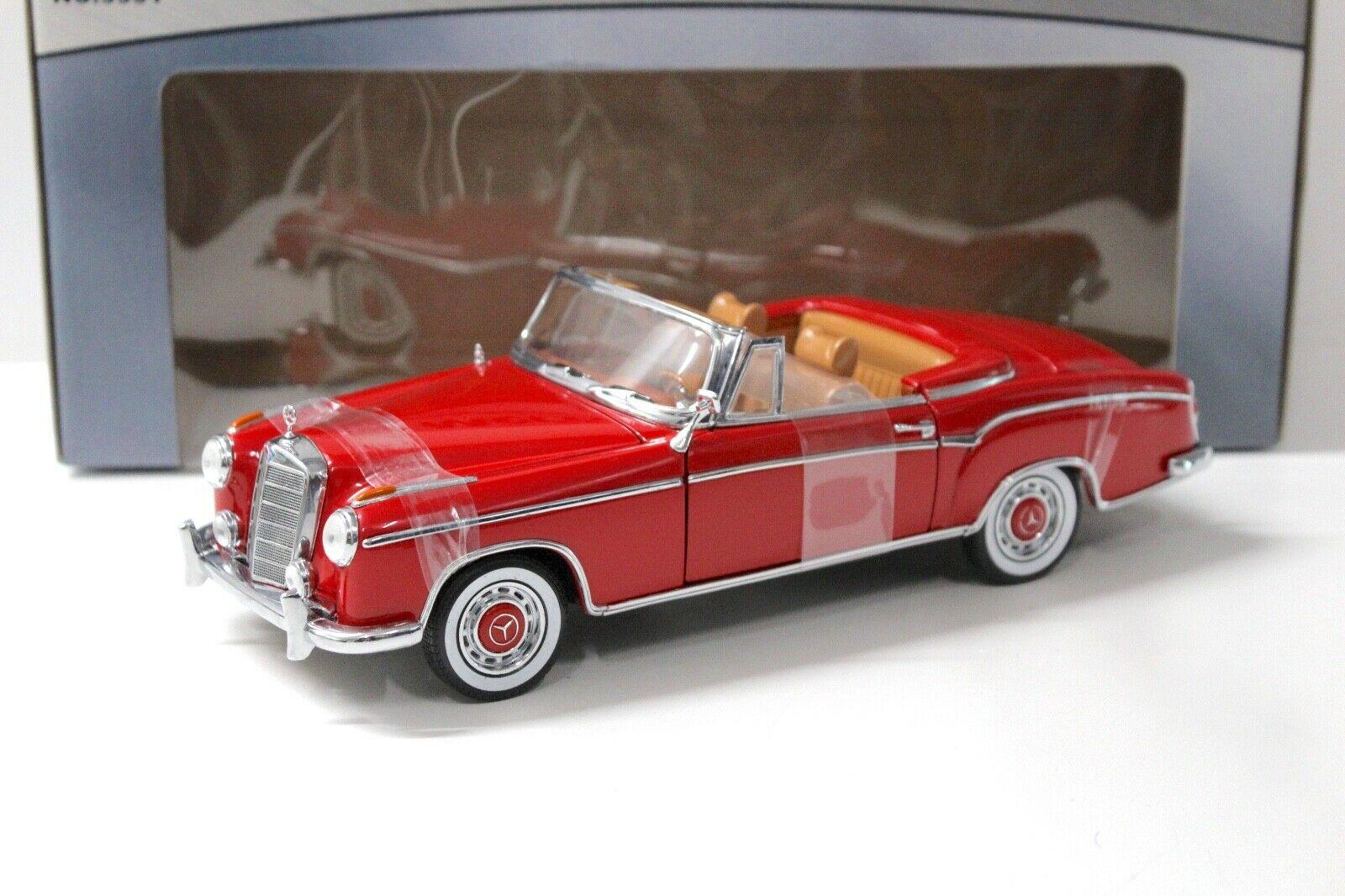 1:18 Sun Star Mercedes 220SE Cabriolet red 1958