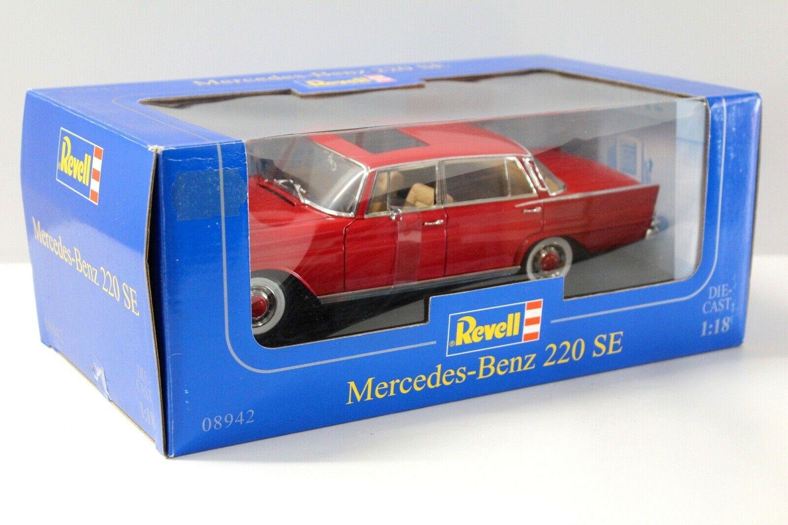 1:18 Revell Mercedes 220SE Limousine red