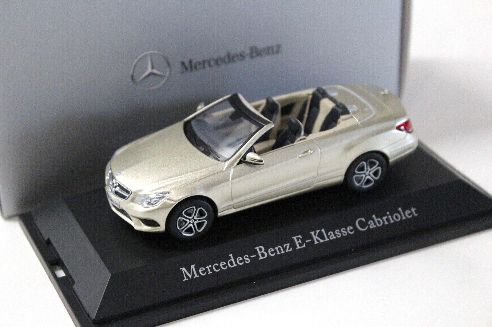 ID 50328 orig.jpg 1:43 Kyosho Mercedes E-Klasse Cabriolet beige DEALER VERSION