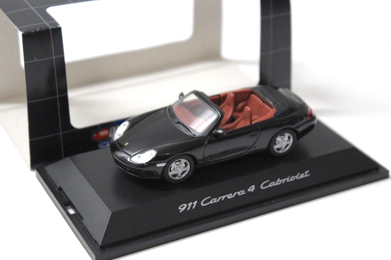 1:43 Dickie Schuco Porsche 911 996 Carrera 4 Cabriolet black
