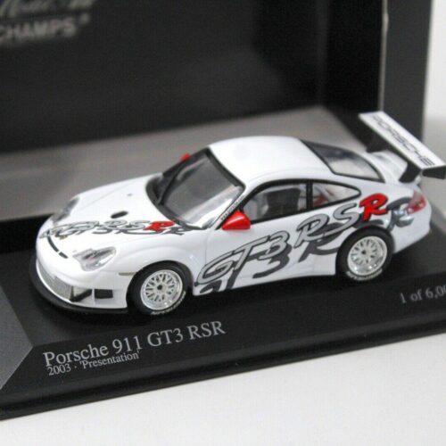 1:43 Minichamps Porsche 911 996 GT3 RSR PRESENTATION white