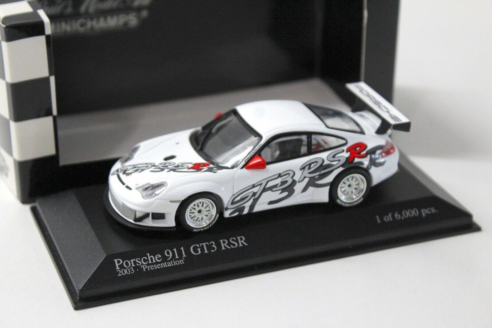 ID 50845 orig 1.jpg 1:43 Minichamps Porsche 911 996 GT3 RSR PRESENTATION white