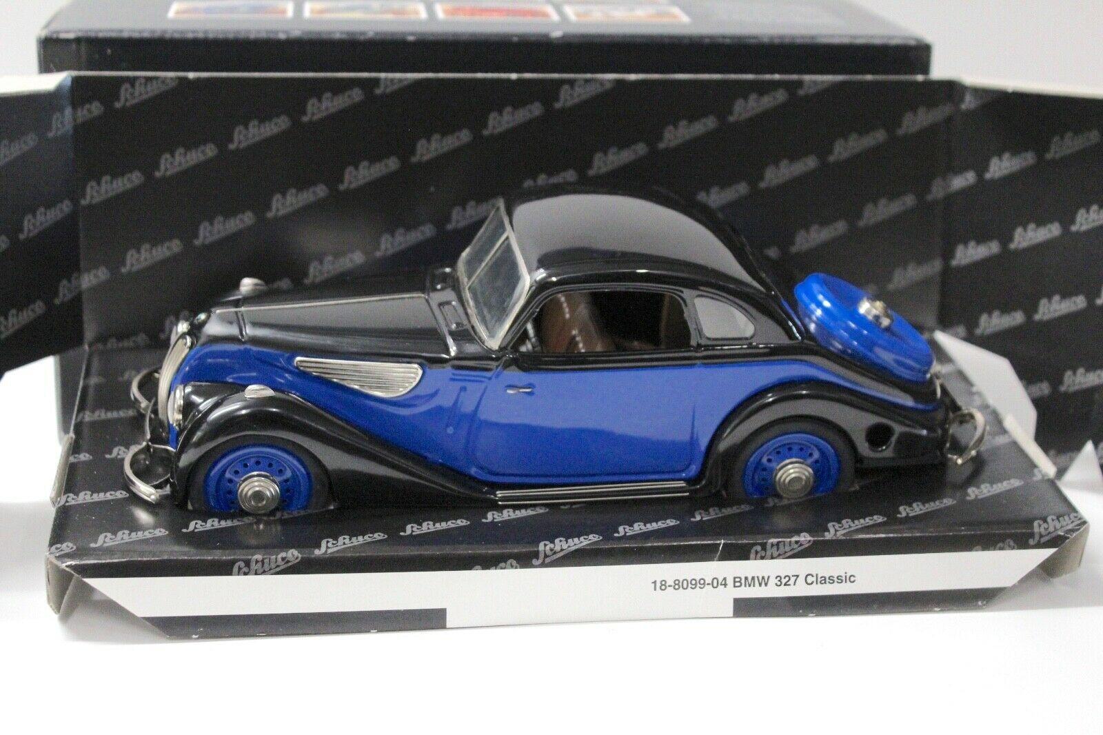ID 50860 orig 1.jpg 1:18 Schuco BMW 327 Classic Coupe black/ blue