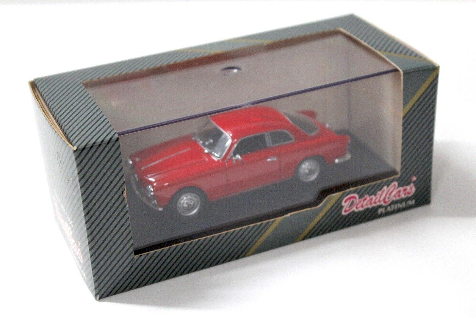1:43 Detail Cars Alfa Romeo Giulietta Sprint Coupe 1960 red