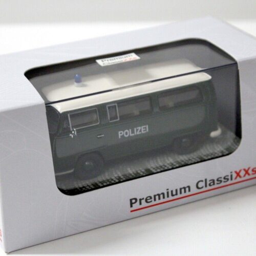 1:43 Premium ClassiXXs VW T2a Bus POLIZEI green
