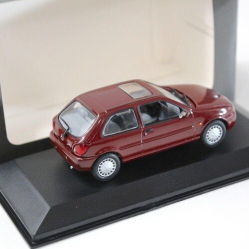 1:43 Minichamps Ford Fiesta Ghia 1996 dark red DEALER VERSION