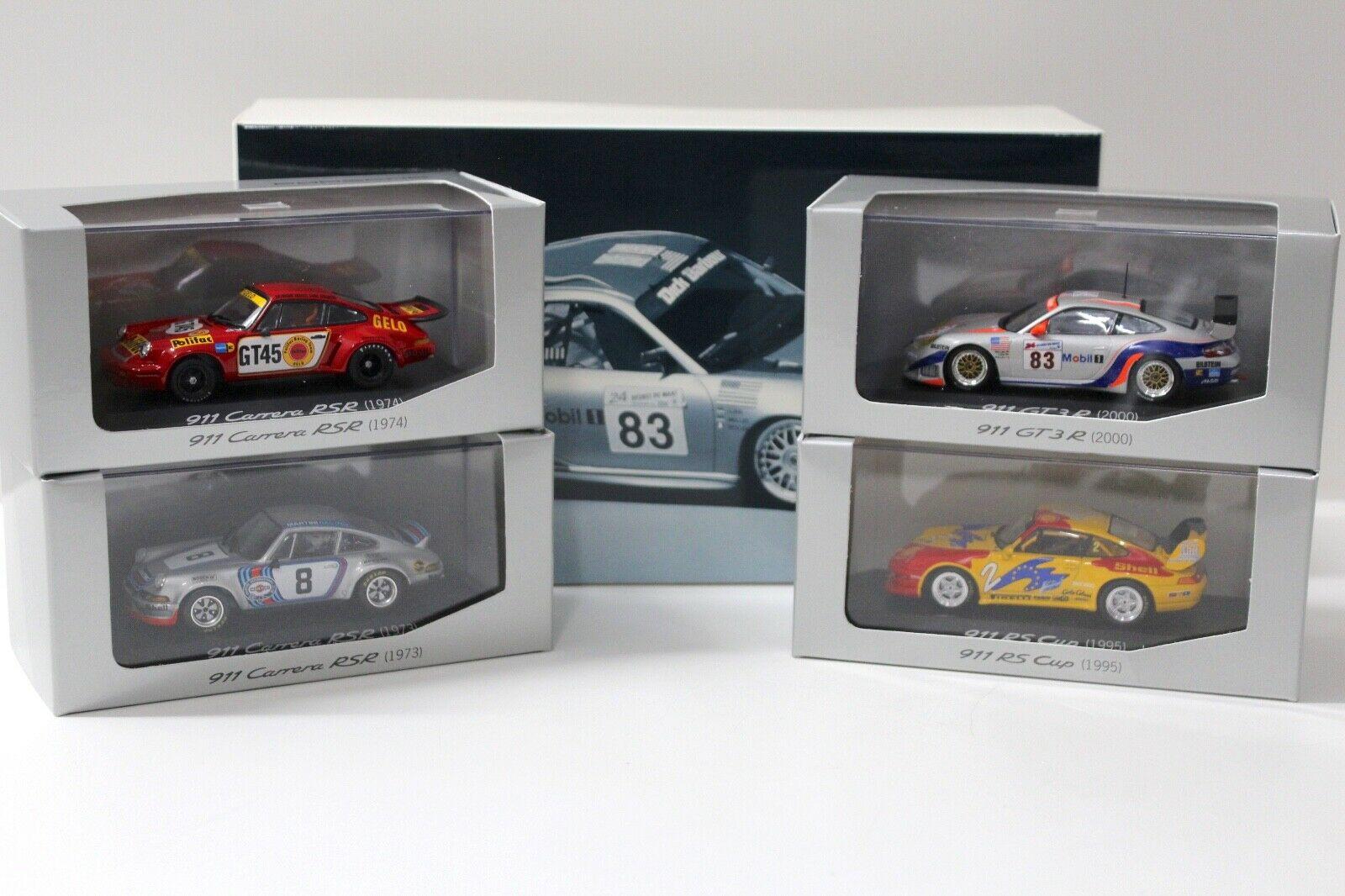 ID 51095 orig 1.jpg 1:43 Minichamps Porsche History RS SET 4 pcs. 911 RSR DEALER VERSION