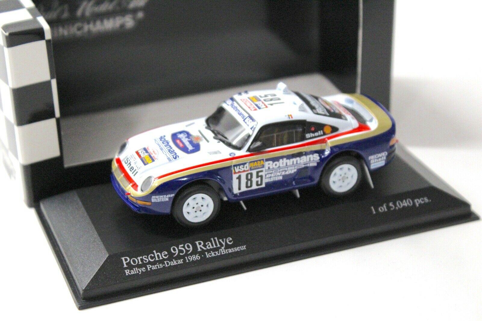 ID 51143 orig 1.jpg 1:43 Minichamps Porsche 959 Rallye Paris Dakar #185