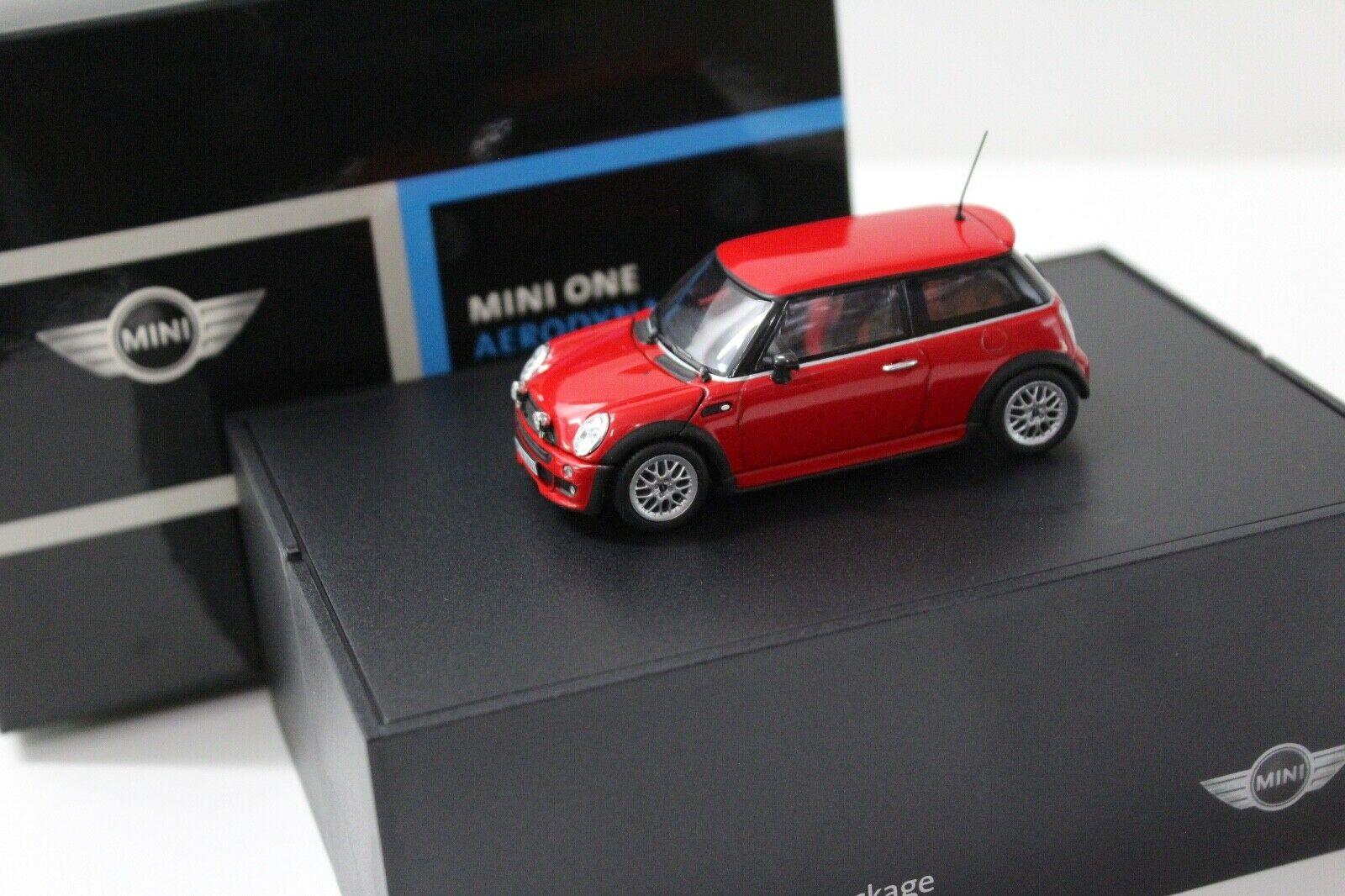 ID 51175 orig 1.jpg 1:43 Minichamps Mini One R50 Aero Package red DEALER VERSION