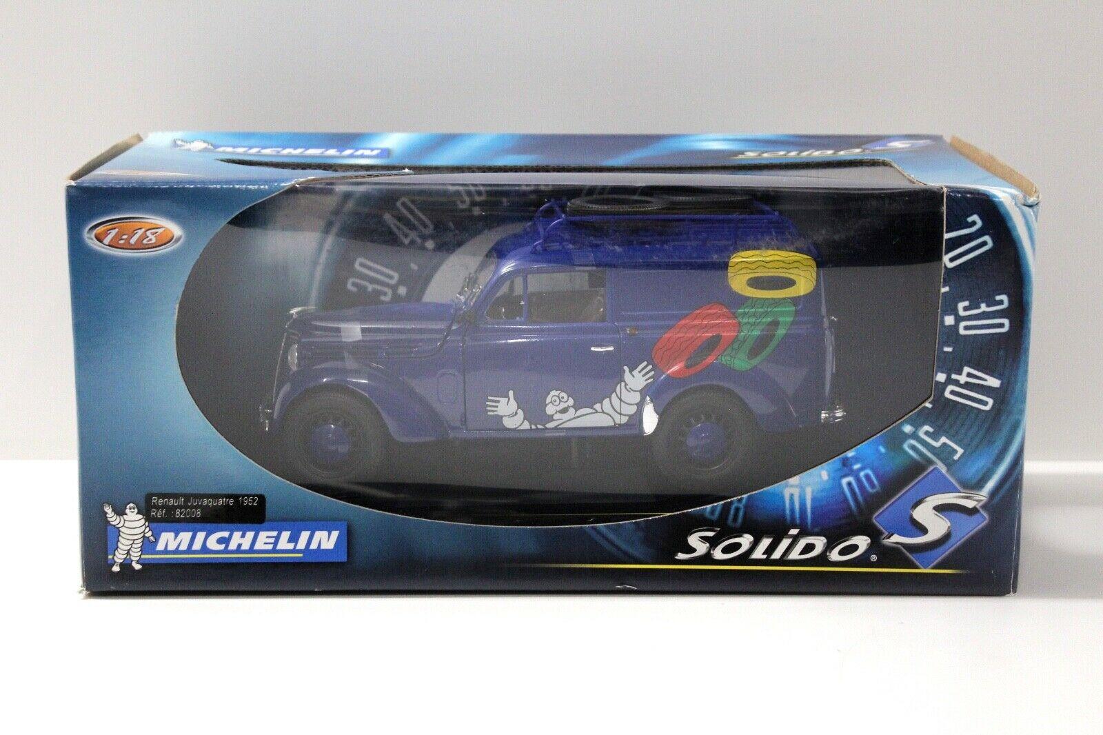 1:18 Solido Renault Juvaqutre 1952 blue MICHELIN