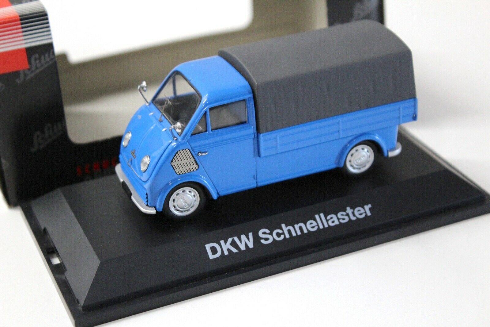 ID 51371 orig 1.jpg 1:43 Schuco DKW Schnelllaster Pritsche/ Plane blue