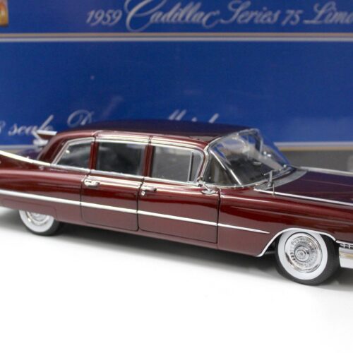 1:18 Precision Miniatures 1959 Cadillac Series 75 Limousine dark red