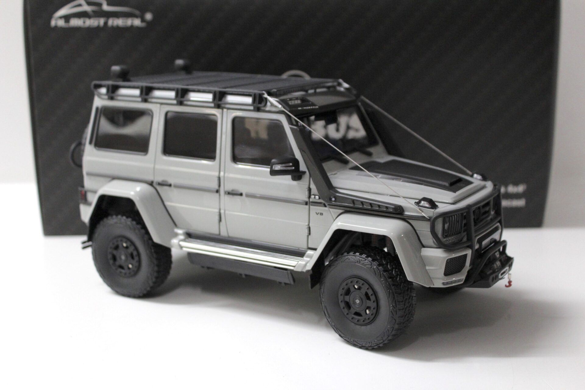 1:18 Almost Real Mercedes G500 4Ã4² Brabus 550 Adventure grey