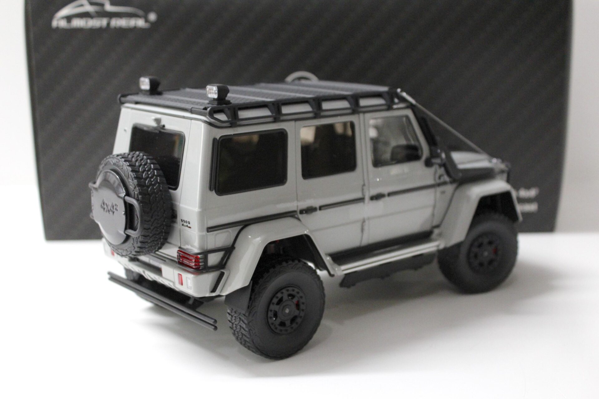 1:18 Almost Real Mercedes G500 4Ã4² Brabus 550 Adventure grey