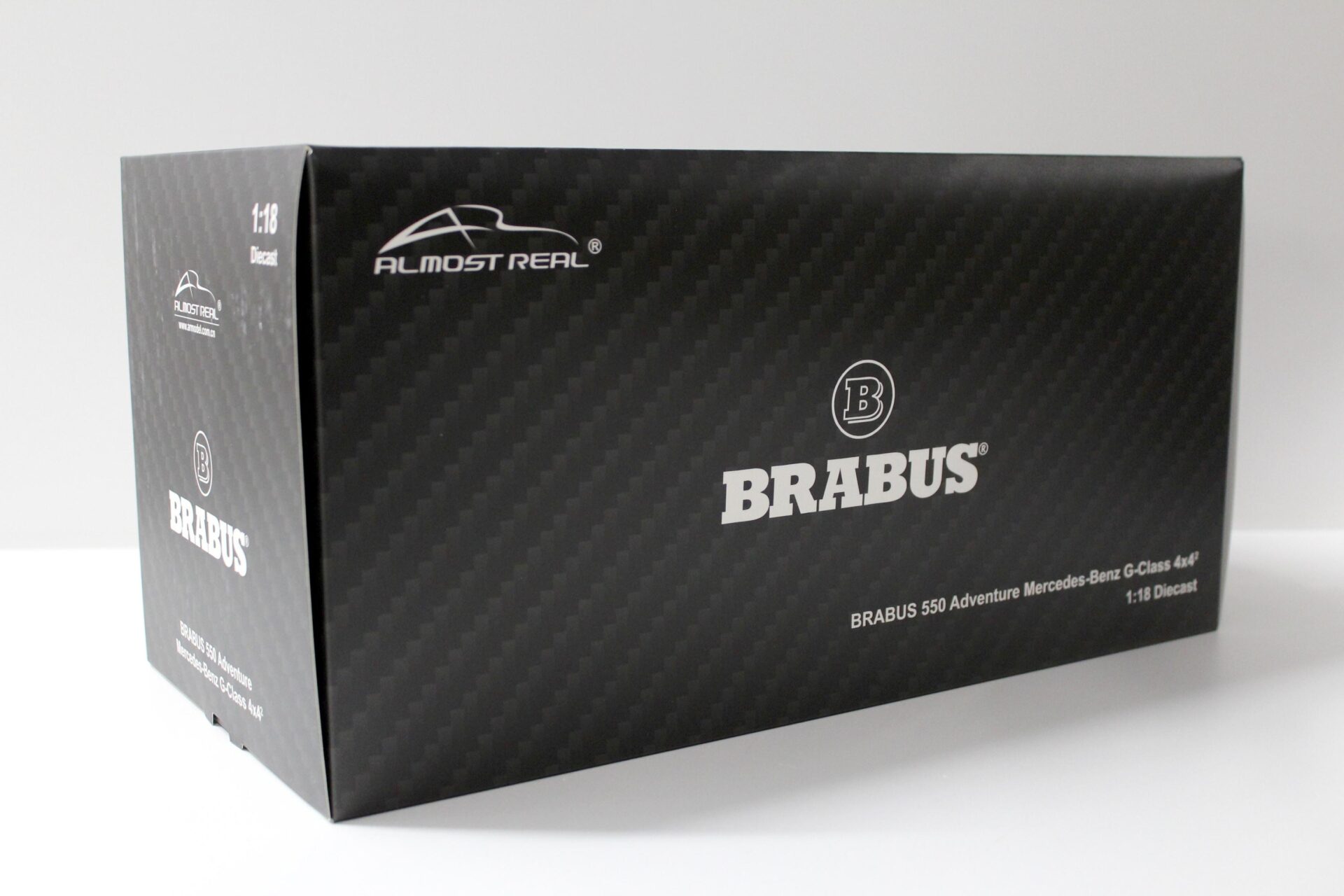 1:18 Almost Real Mercedes G500 4Ã4² Brabus 550 Adventure grey