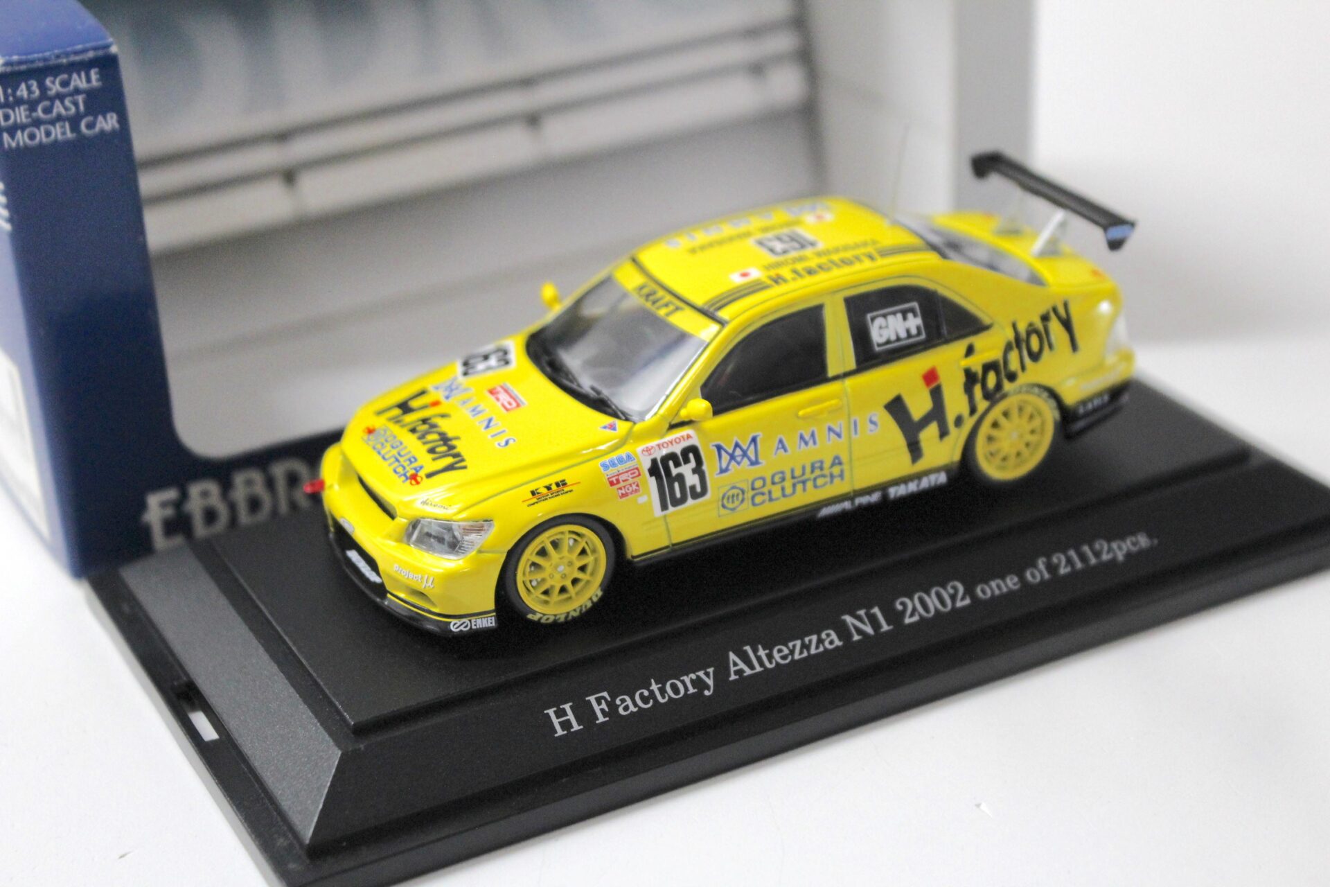 ID 54344 orig.jpg 1:43 EBBRO Lexus IS300 H Factory Altenza N1 - 2002 yellow #163