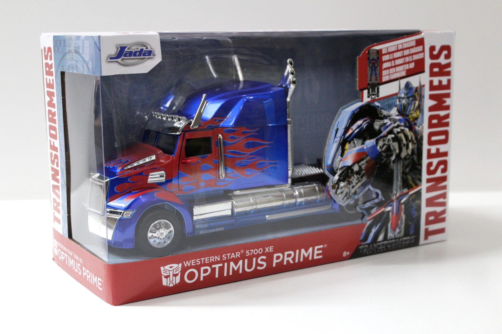 1:24 Jada Toys Western Star 5700 XE Transformers T5 Optimus Prime