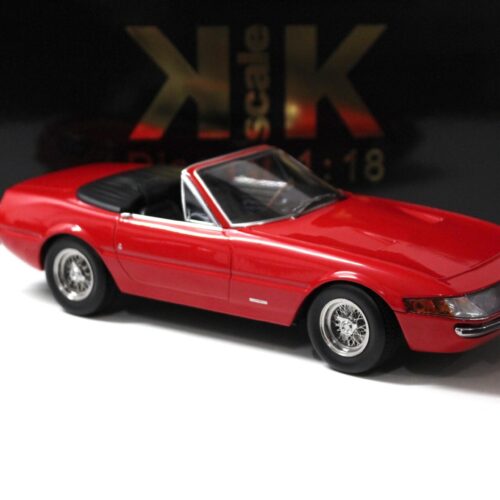 1:18 KK-Scale Ferrari 365 GTB/4 Daytona Cabriolet 1.Serie 1969 red