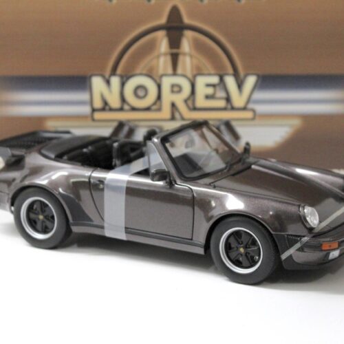 1:18 Norev Porsche 911 Turbo 3.3 Cabriolet brown metallic - Image 2