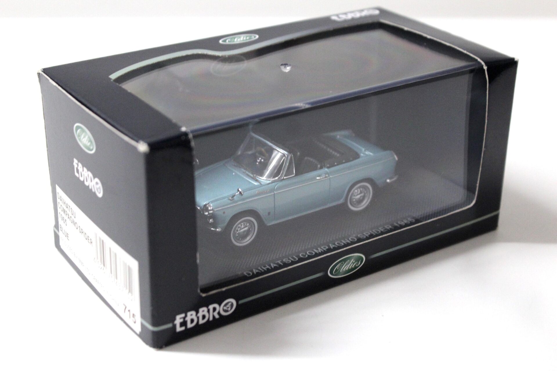 1:43 Ebbro Daihatsu Compagno Spider 1965 blue metallic
