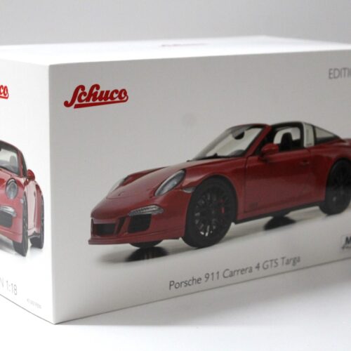 1:18 Schuco Porsche 911 (991.1) Carrera 4 GTS Targa Carmine red - Image 4