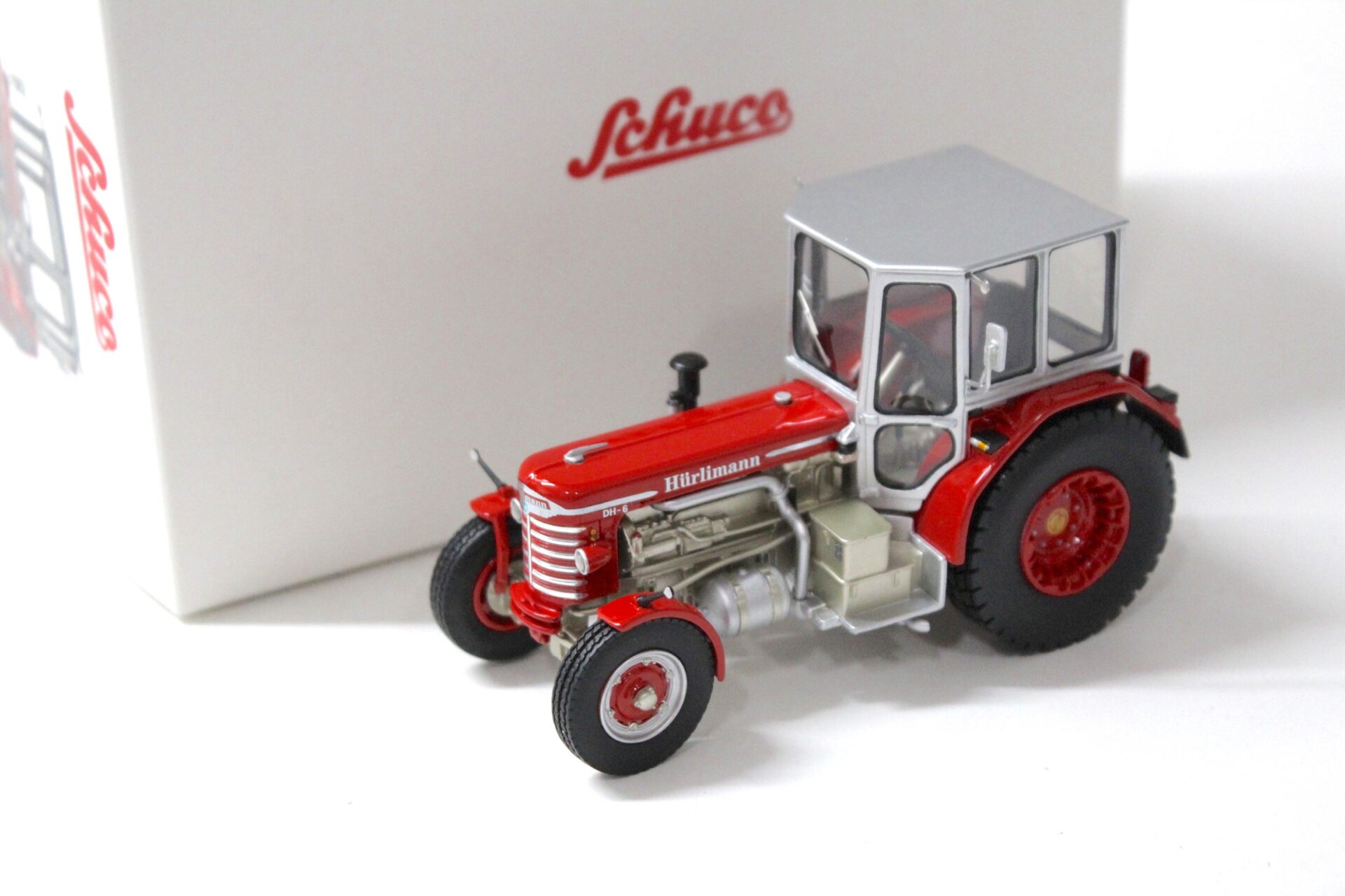 ID 57066 orig.jpg 1:43 Schuco PRO.R43 Hürlimann DH-6 Traktor red %%%