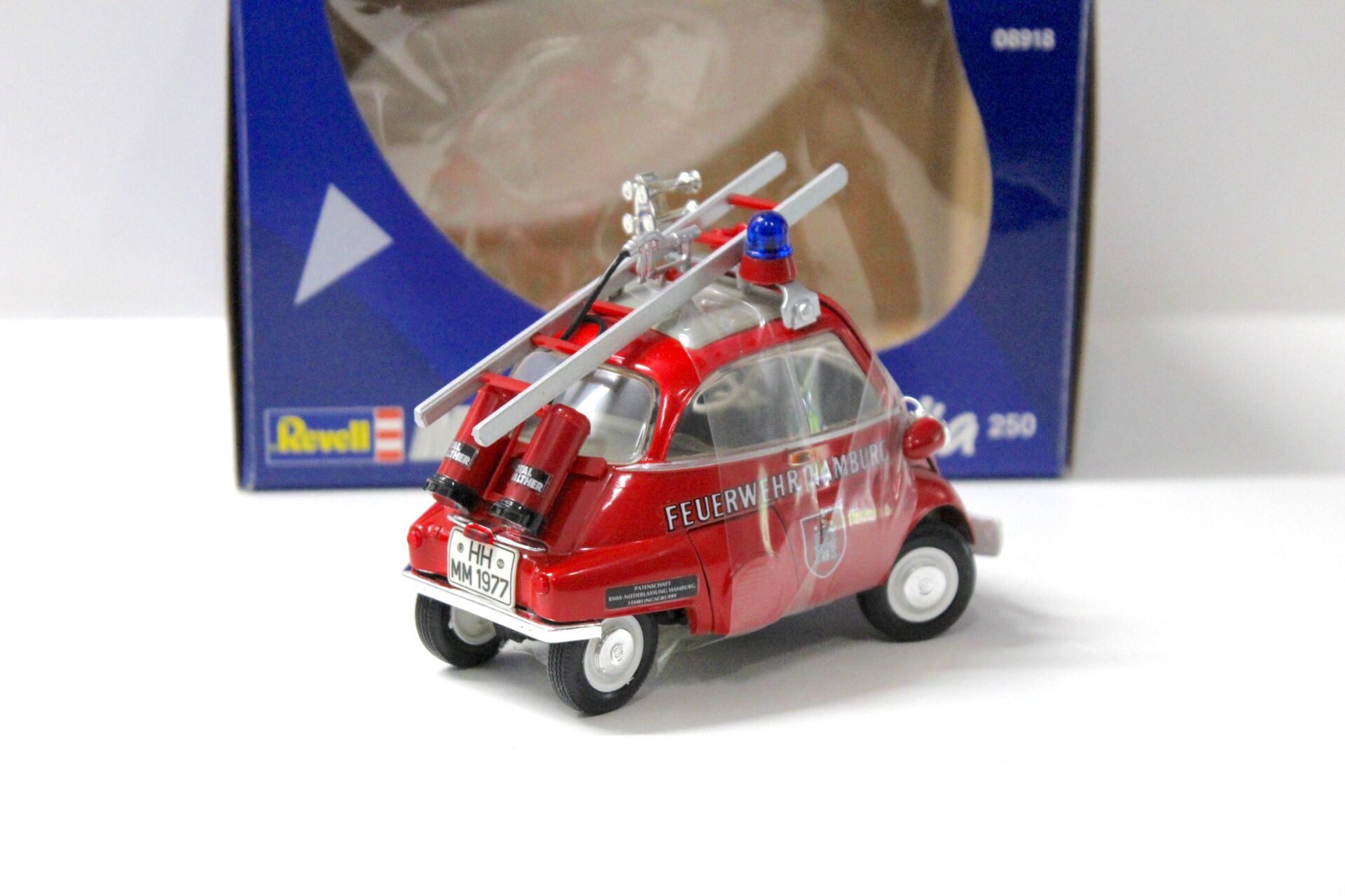 1:18 Revell BMW Isetta 250 Feuerwehr Hamburg "LÖSCHI" red