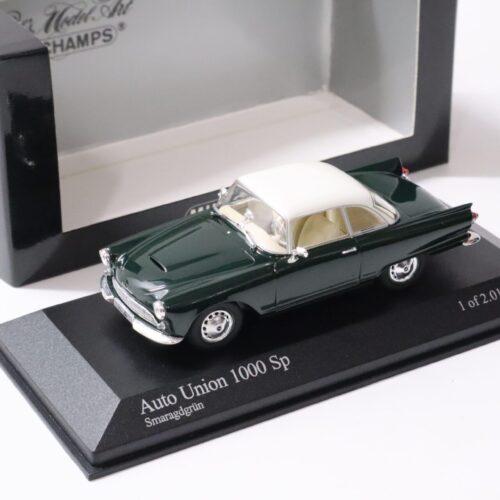 1:43 Minichamps Auto Union 1000 Sp closed Top 1958 Smaragd green