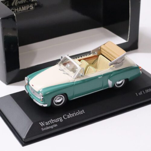1:43 Minichamps Wartburg 312 Cabriolet 1958 Seiden green/ white