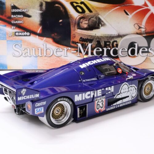 1:18 Exoto Sauber Mercedes C9 German Super Cup 1987 MICHELIN
