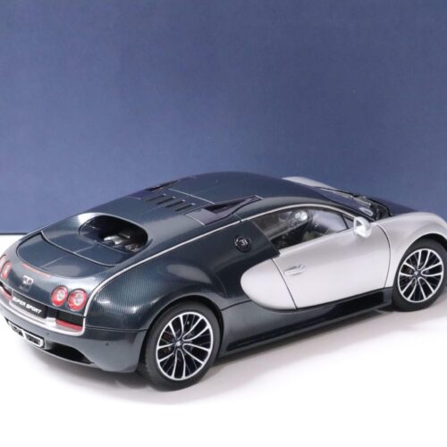 1:18 AUTOart Bugatti Veyron 16.4 Super Sport dark blue/ silver white doors