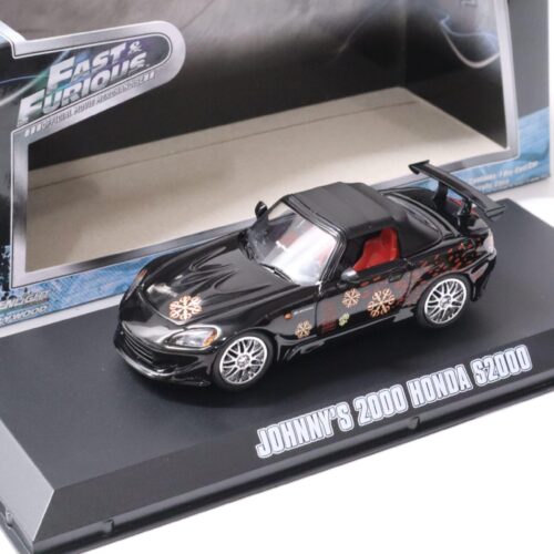 1:43 Greenlight Fast and Furious JOHNNY´s 2000 Honda S2000 black