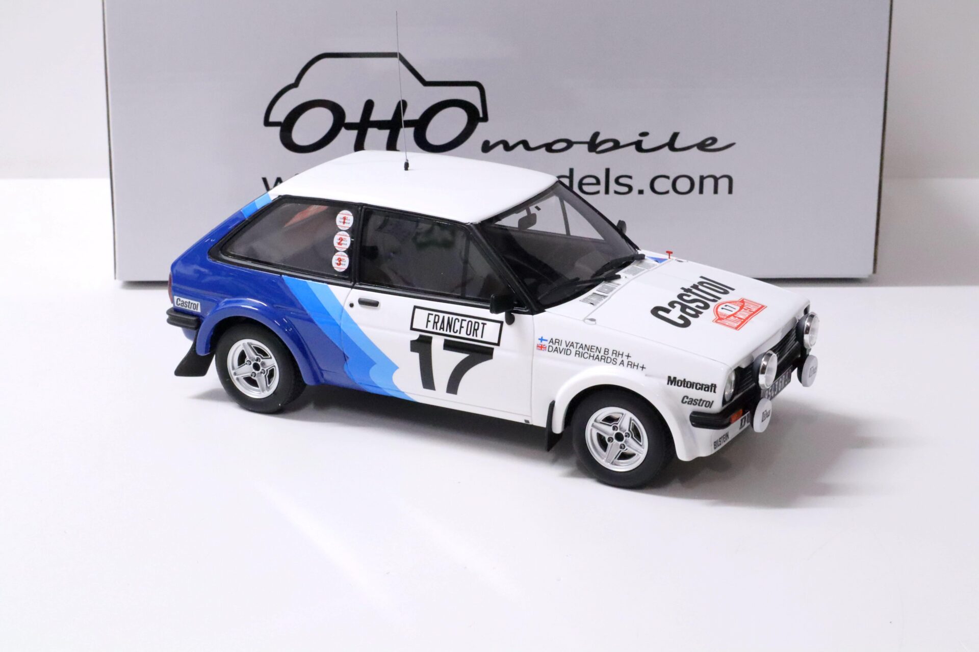 1:18 OTTO mobile OT894 Ford Fiesta MK1 1600 Gr.2 Rallye Monte Carlo 1979