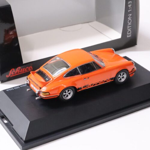 1:43 Schuco Porsche 911 Carrera RS 2.7 Coupe Phoenix red/ orange - Image 3