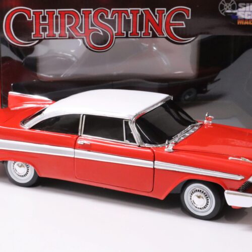 1:18 Auto World 1958 Plymouth Fury CHRISTINE red/ white roof