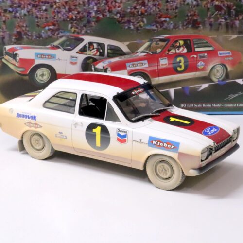 1:18 Laudoracing-Model Ford Escort Rally 1968 Terence Hill #1 white