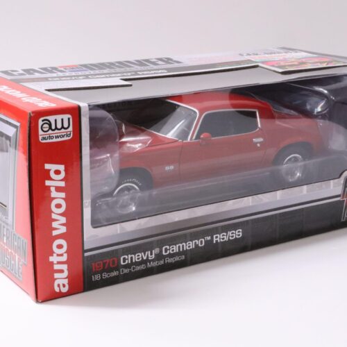 1:18 Auto World 1970 Chevrolet Camaro RS/SS Coupe red CAR and DRIVER