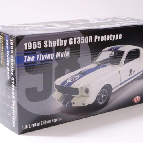 1:18 ACME 1965 Shelby GT350R Prototype "The Flying Mule" #98BP Ken Miles white