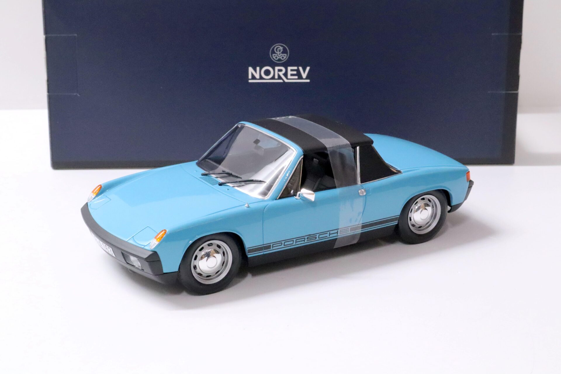 1:18 Norev VW - Porsche 914 1.7 light blue 1973 - Limited 200 pcs.