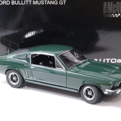 1:18 AUTOart Ford Mustang GT BULLITT 1968 Steve McQueen Version green 72813