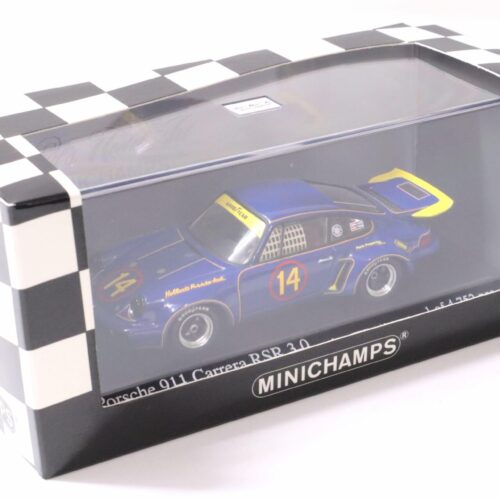 1:43 Minichamps Porsche 911 Carrera RSR 3.0 Trans-Am Champ 1974 #14 Holbert Sunoco