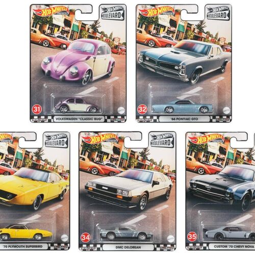 1:64 Hot Wheels Boulevard Series 2021 Car Culture Premium Pack 5 pcs. 979G