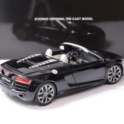 1:18 Kyosho Audi R8 V10 Spyder Phantom black