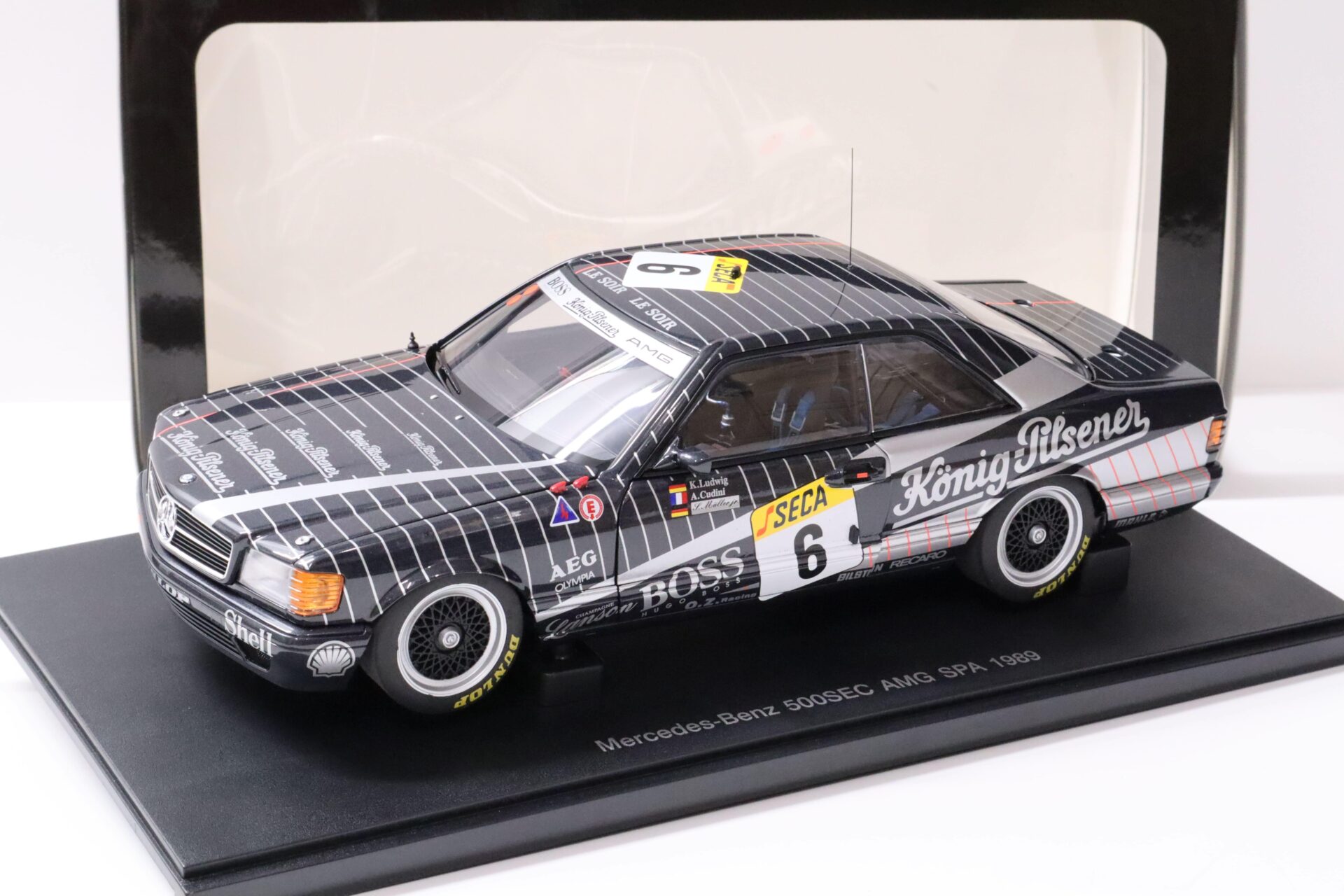 ID 61309 orig 1.jpg 1:18 AUTOart Mercedes 500 SEC AMG 24h Race #6 SPA Franchorchamps 1989