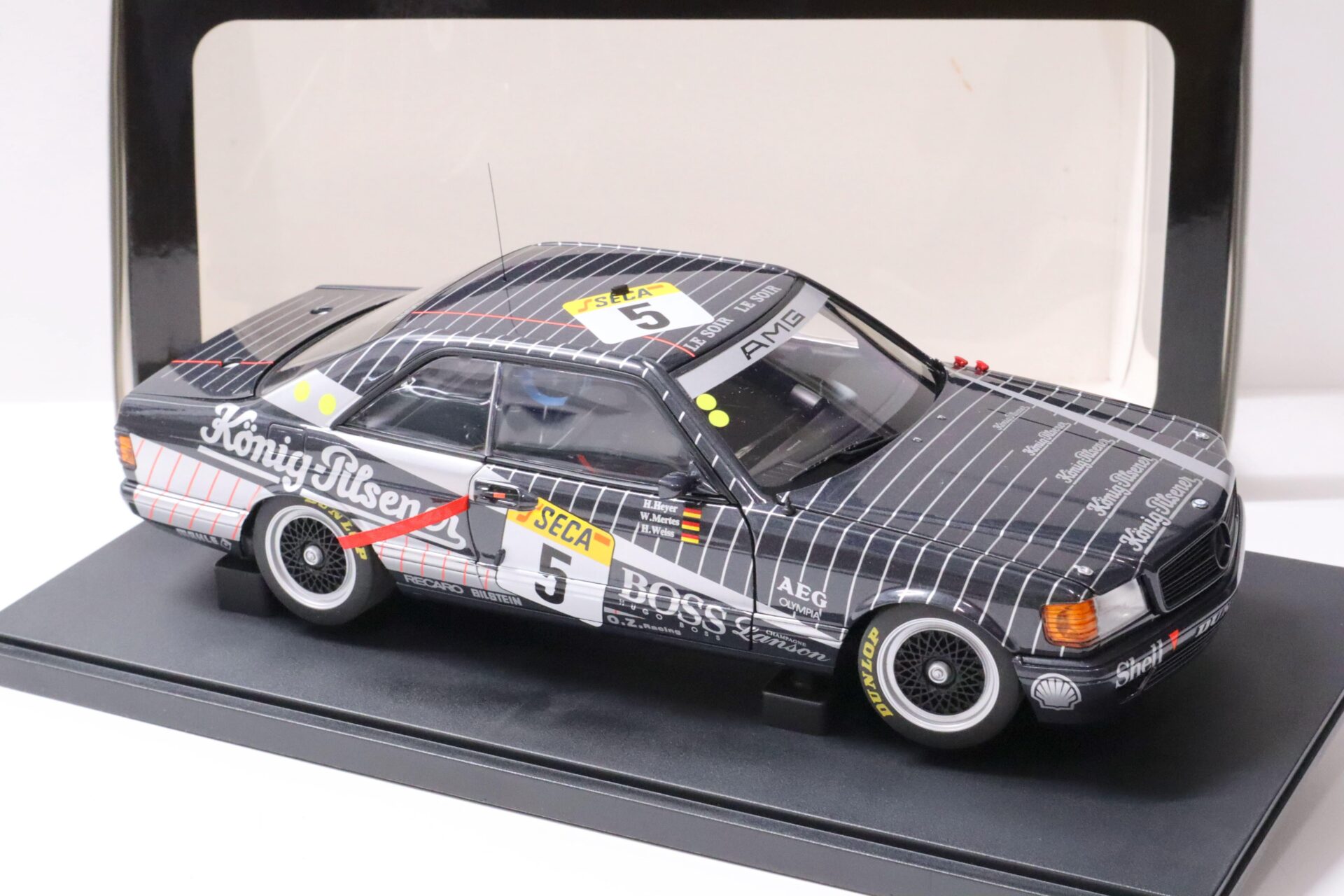 1:18 AUTOart Mercedes 500 SEC AMG 24h Race #5 SPA Franchorchamps 1989