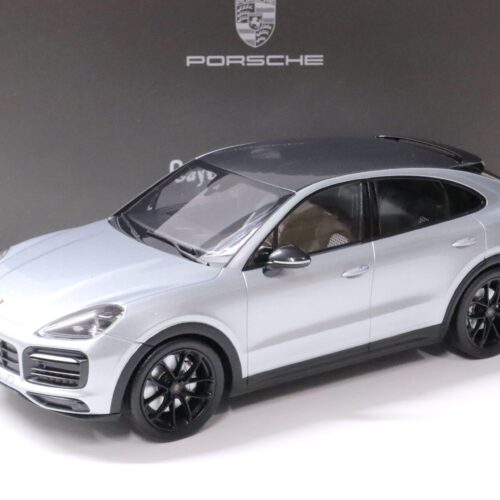 1:18 Norev Porsche Cayenne S Coupe Sport Paket dolomit silver DEALER VERSION