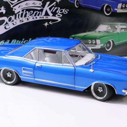1:18 ACME 1964 Buick Riviera Coupe Custom Cruiser Southern Kings cosmic dust blue